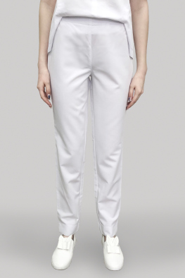 Женские медицинские брюки БС11 белые