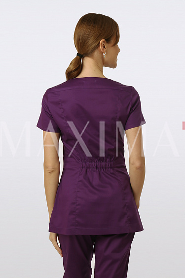 Женская хирургическая куртка "Эмилия" пурпурный
