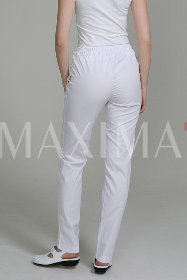 Женские медицинские брюки Б10 белые