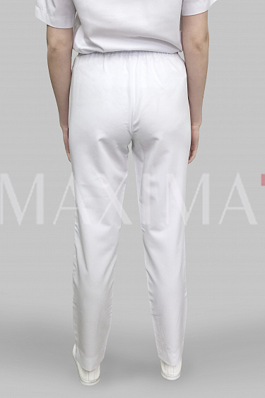 Женские медицинские брюки БС11 белые