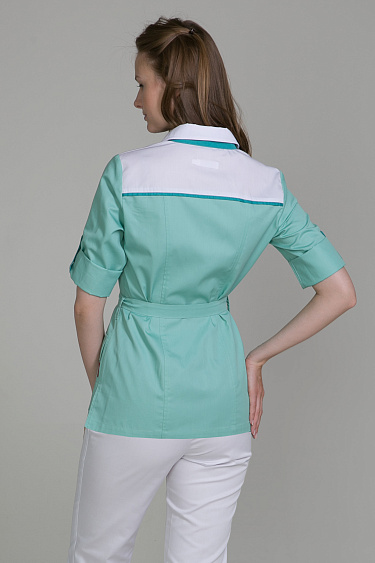 Женская медицинская куртка "Елена" (салатовая)